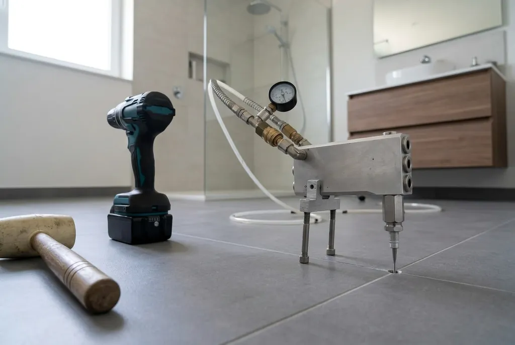 Kitbedrijf Oss – holle tegels injecteren