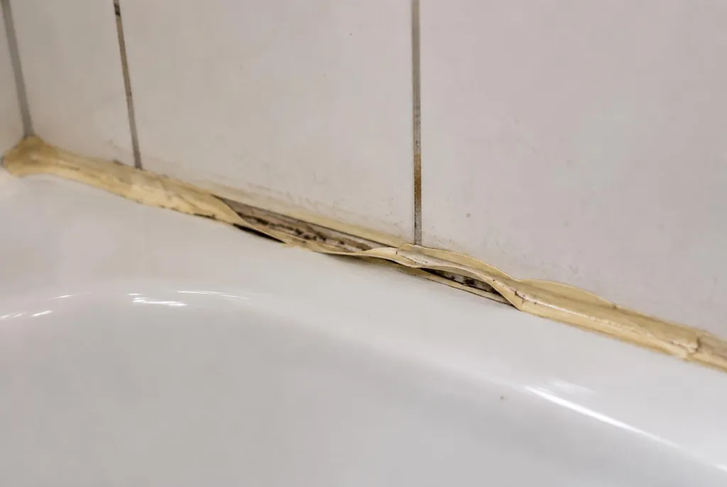 Kitbedrijf Oss – loslatende kit naast het bad